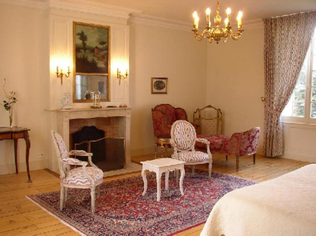 Appartement Du Chateau Du Grand Bouchet Ballan-Miré Rum bild